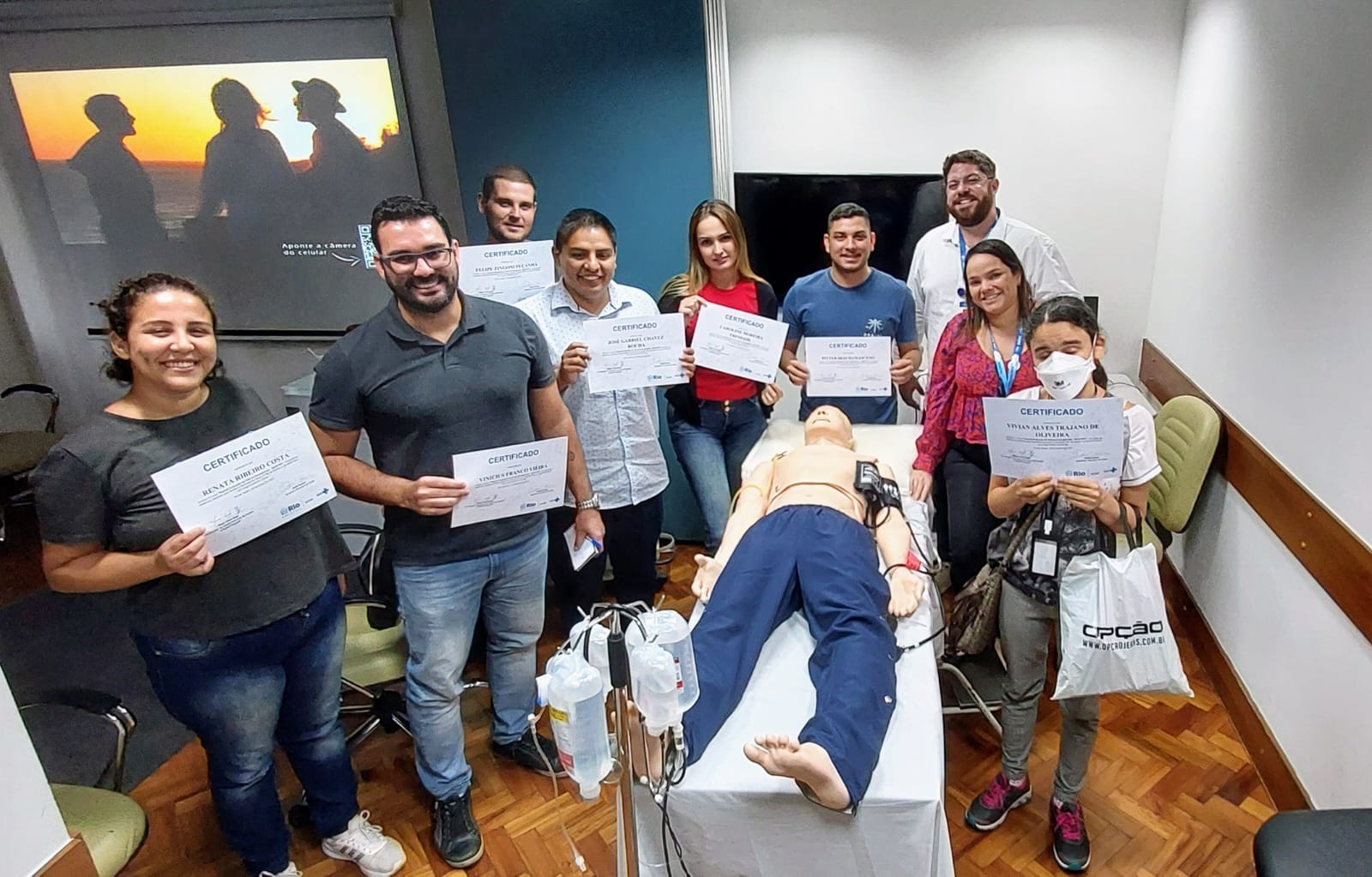 12ª Turma do Curso SAVE-RIO da Secretaria Municipal de Saúde (SMS)
