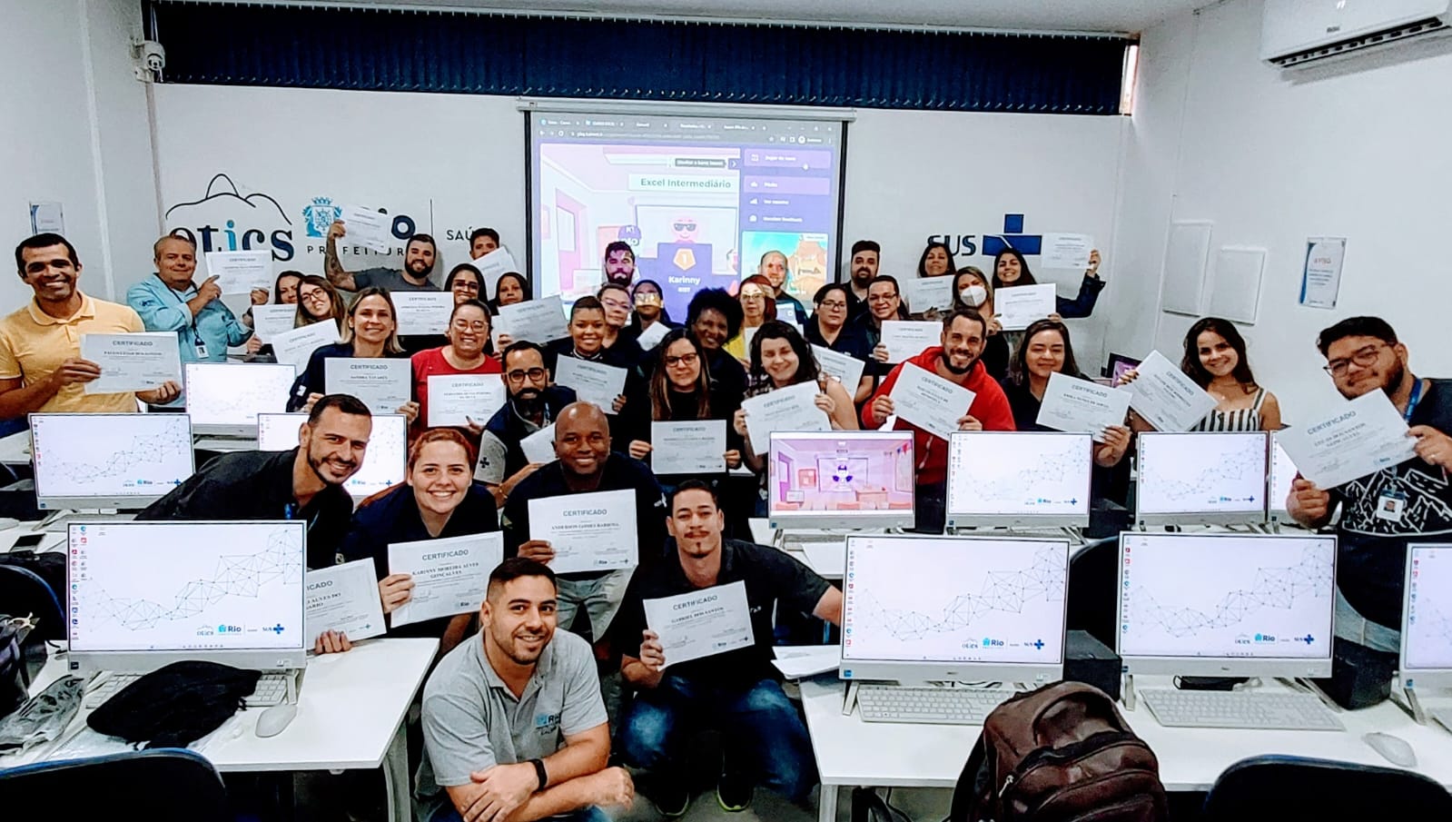 OTICS RIO IMPP REALIZA A 6ª TURMA DO CURSO DE EXCEL INTERMEDIÁRIO
