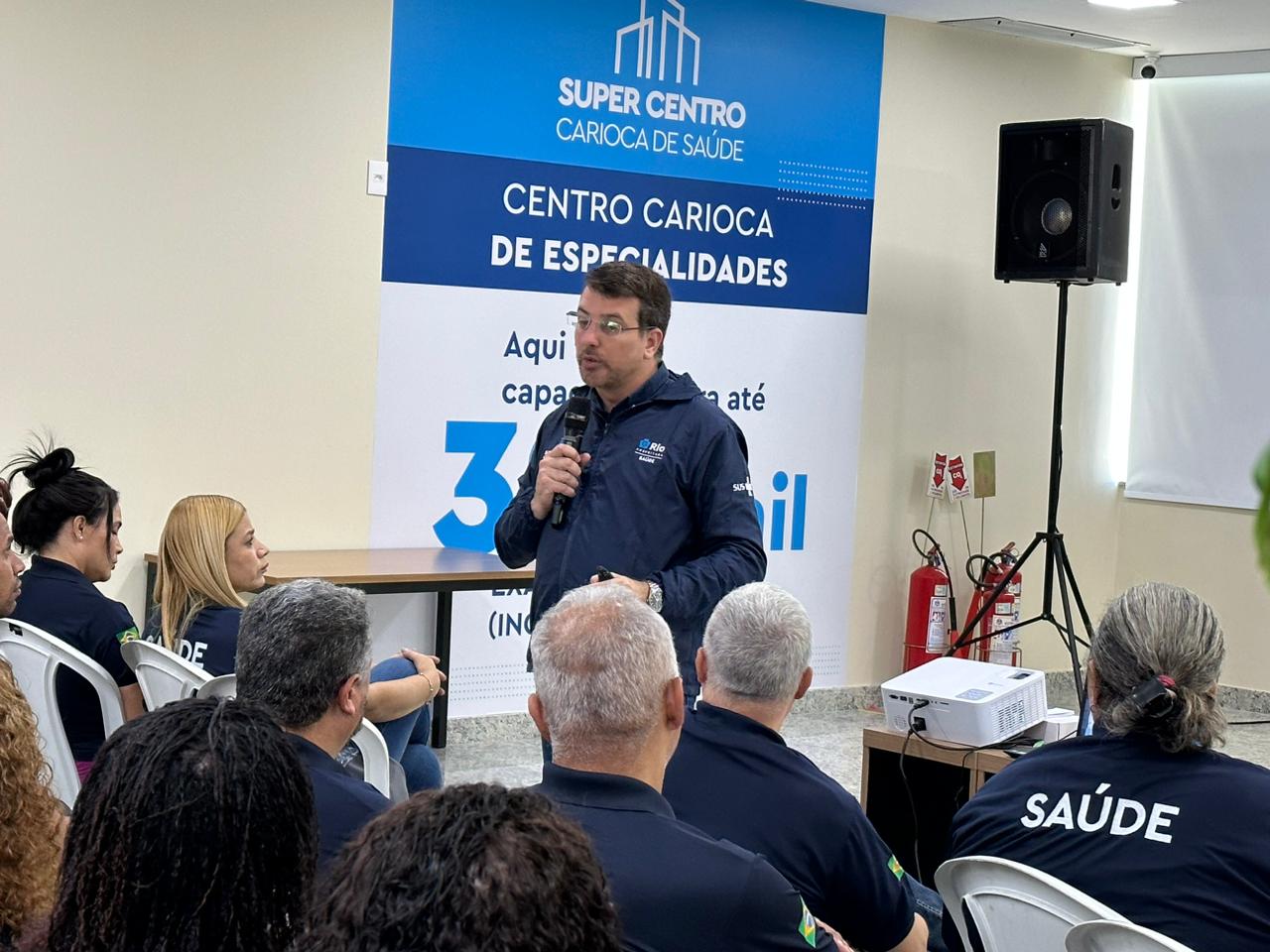 Daniel Soranz dá as boas-vindas aos Agentes de Portaria Acolhedor