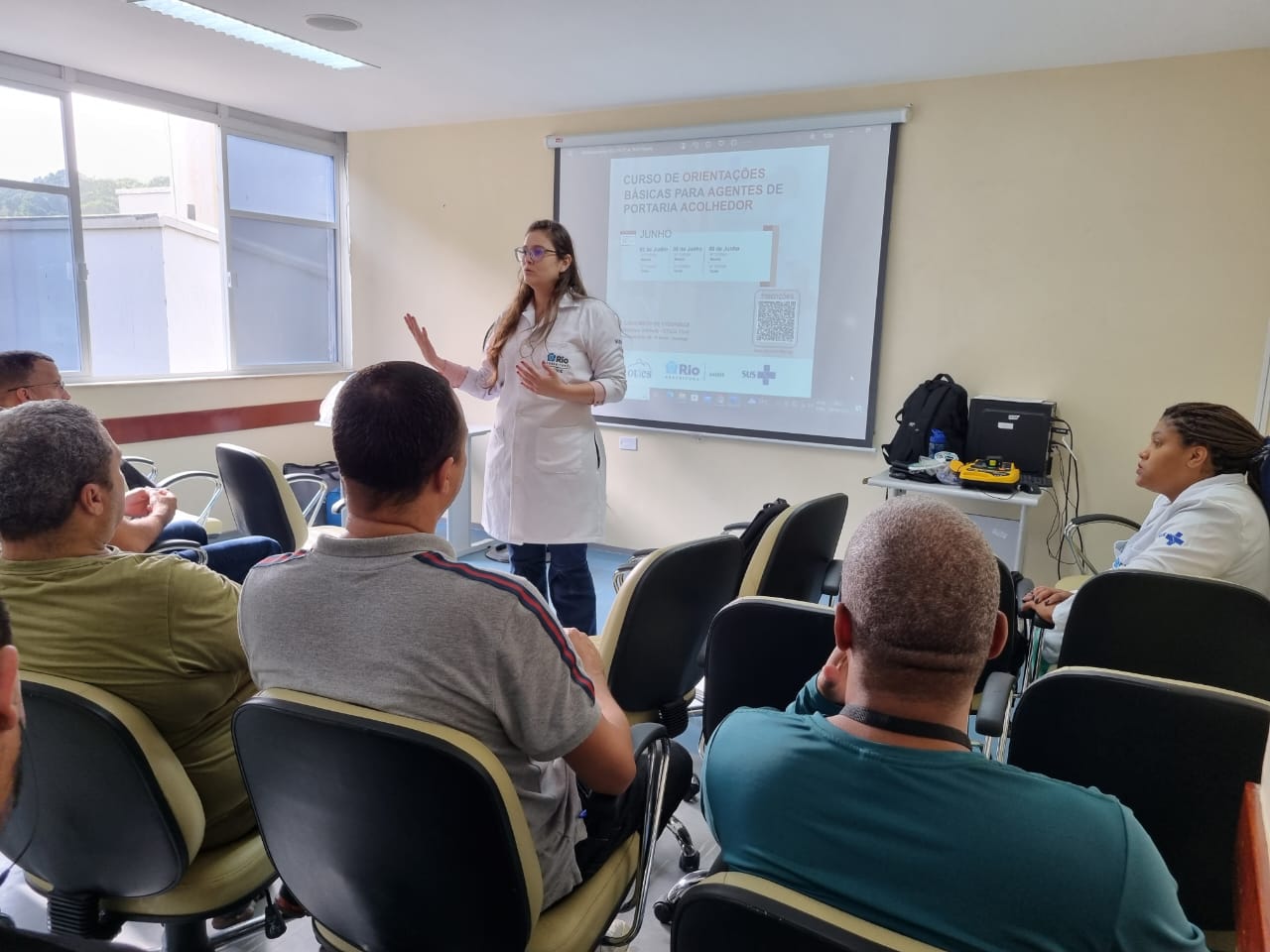 SMS-RJ e Riosaúde juntas na 7ª turma do Curso de Orientações Básicas aos Agentes de Portaria Acolhedor – OBAPA