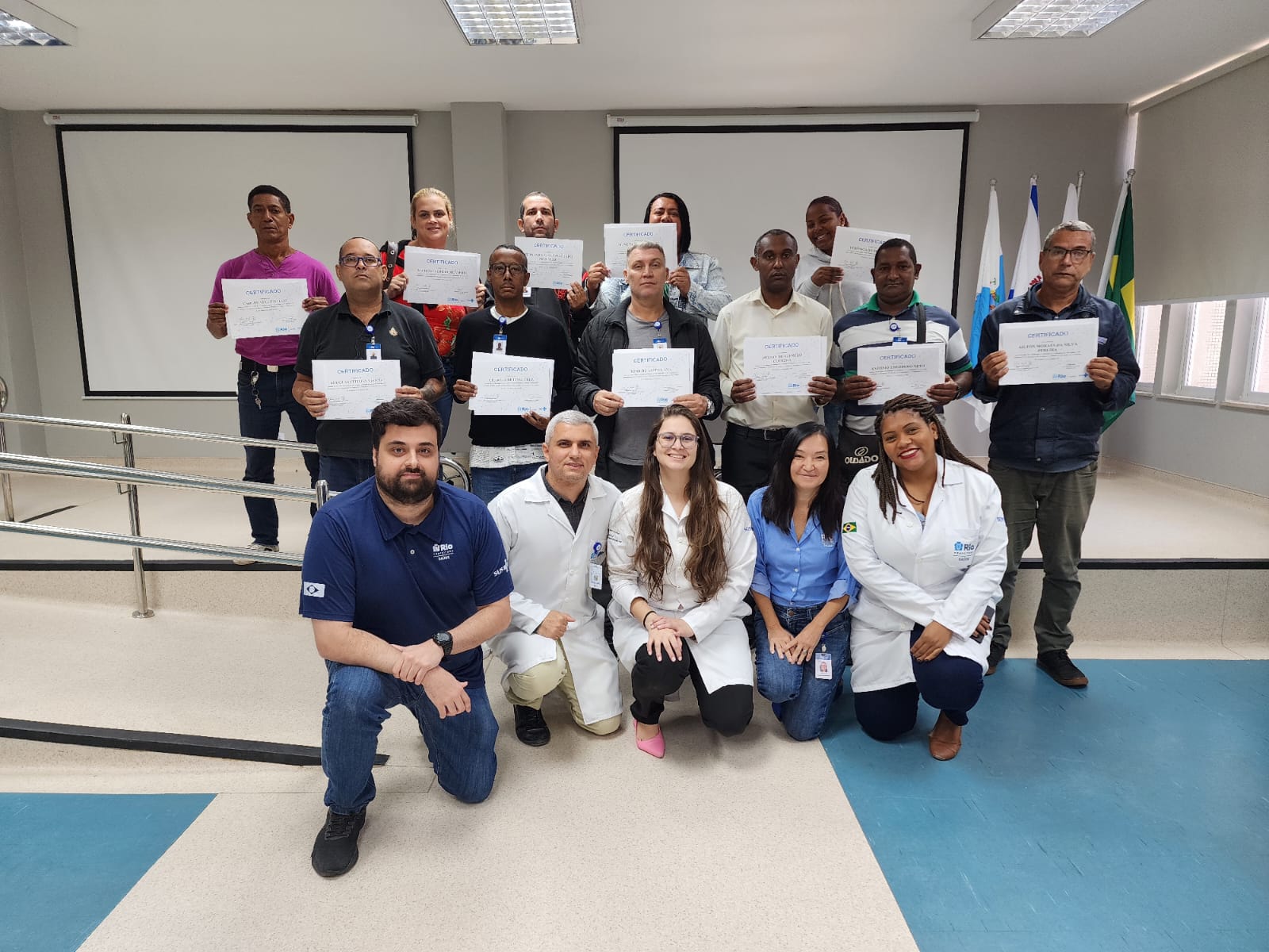SMS-RJ e Riosaúde juntas na 5ª turma do Curso de Orientações Básicas aos Agentes de Portaria Acolhedor – OBAPA