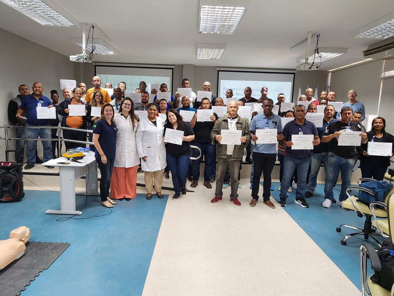 SMS-RJ e Riosaúde juntas na 3ª turma do Curso de Orientações Básicas aos Agentes de Portaria Acolhedor – OBAPA