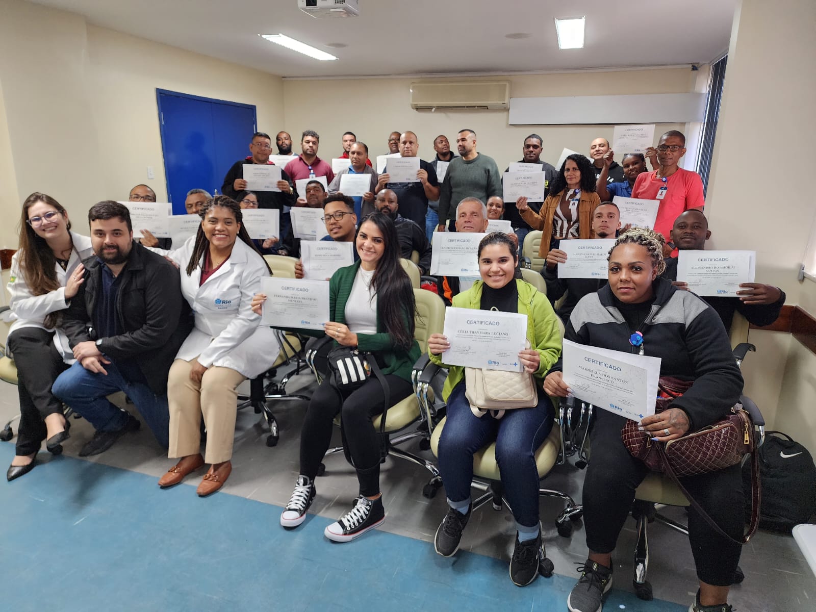SMS-RJ e Riosaúde juntas na 15ª turma do Curso de Orientações Básicas aos Agentes de Portaria Acolhedor – OBAPA