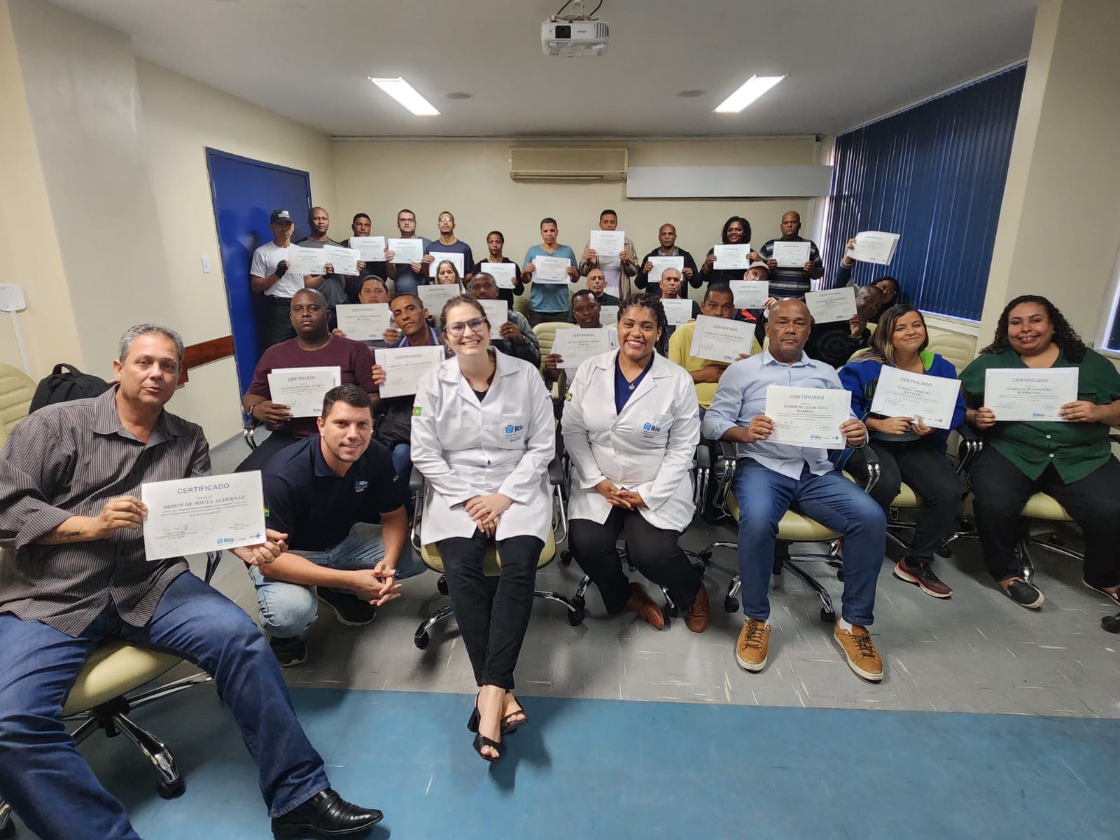 SMS-RJ e Riosaúde juntas na 18ª turma do Curso de Orientações Básicas aos Agentes de Portaria Acolhedor – OBAPA