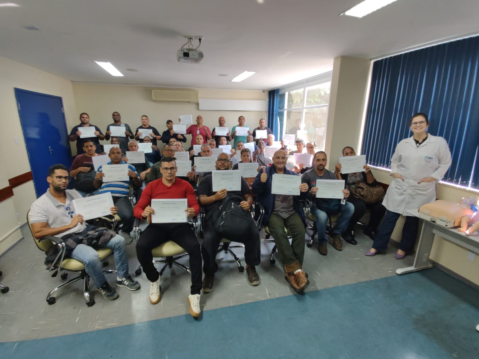 SMS-RJ e Riosaúde juntas na 19ª turma do Curso de Orientações Básicas aos Agentes de Portaria Acolhedor – OBAPA