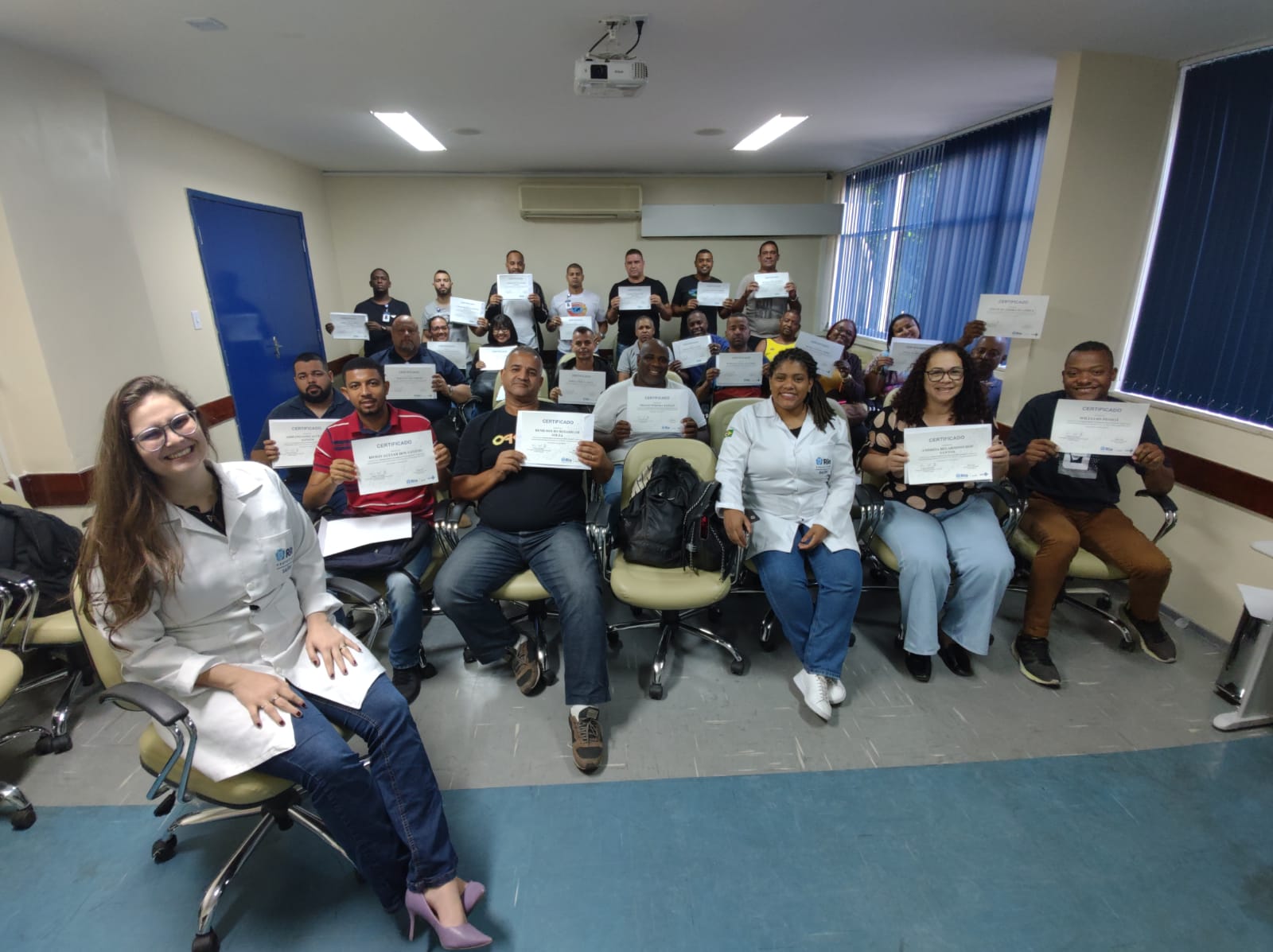 SMS-RJ e Riosaúde juntas na 20ª turma do Curso de Orientações Básicas aos Agentes de Portaria Acolhedor – OBAPA