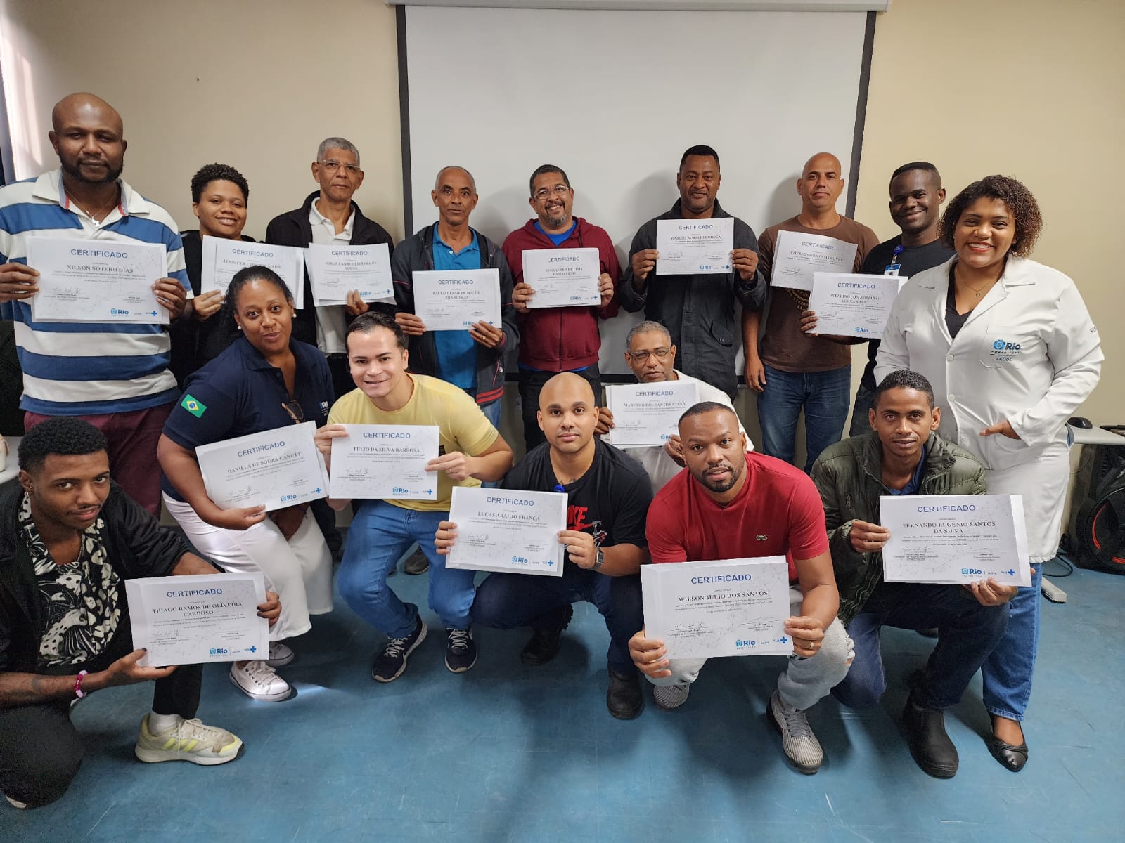 SMS-RJ e Riosaúde juntas na 27ª turma do Curso de Orientações Básicas aos Agentes de Portaria Acolhedor – OBAPA