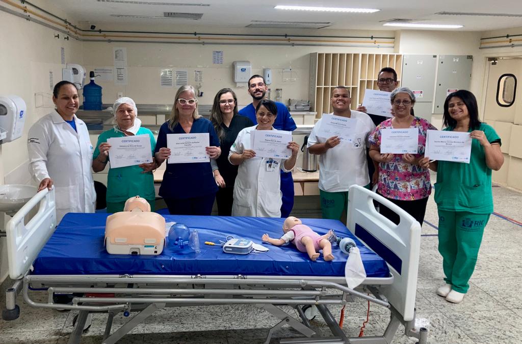 4ª Turma Do Curso Suporte Básico À Vida Em Emergência – SBVE No Hospital Souza Aguiar