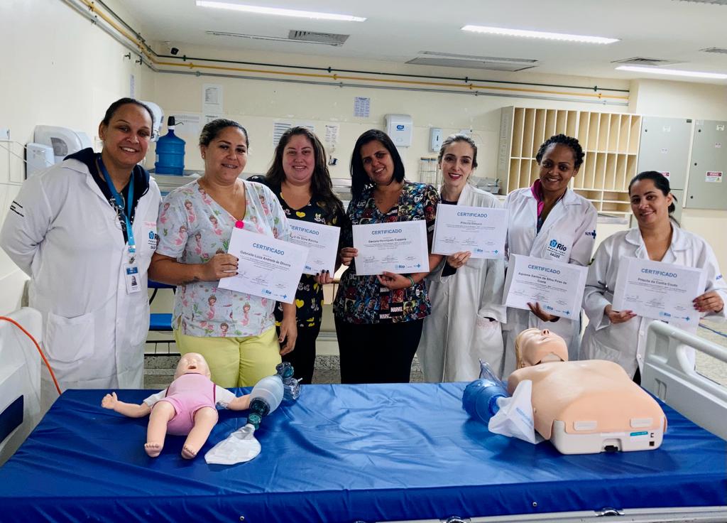 5ª Turma Do Curso Suporte Básico À Vida Em Emergência – SBVE No Hospital Souza Aguiar