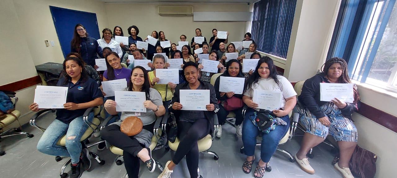 SMS-RJ e Riosaúde juntas na 9ª turma do Curso de Orientações Básicas para Recepcionistas – OBAR