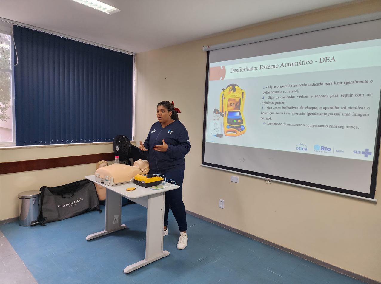 SMS-RJ e Riosaúde juntas na 11ª turma do Curso de Orientações Básicas aos Maqueiros – OBAMA