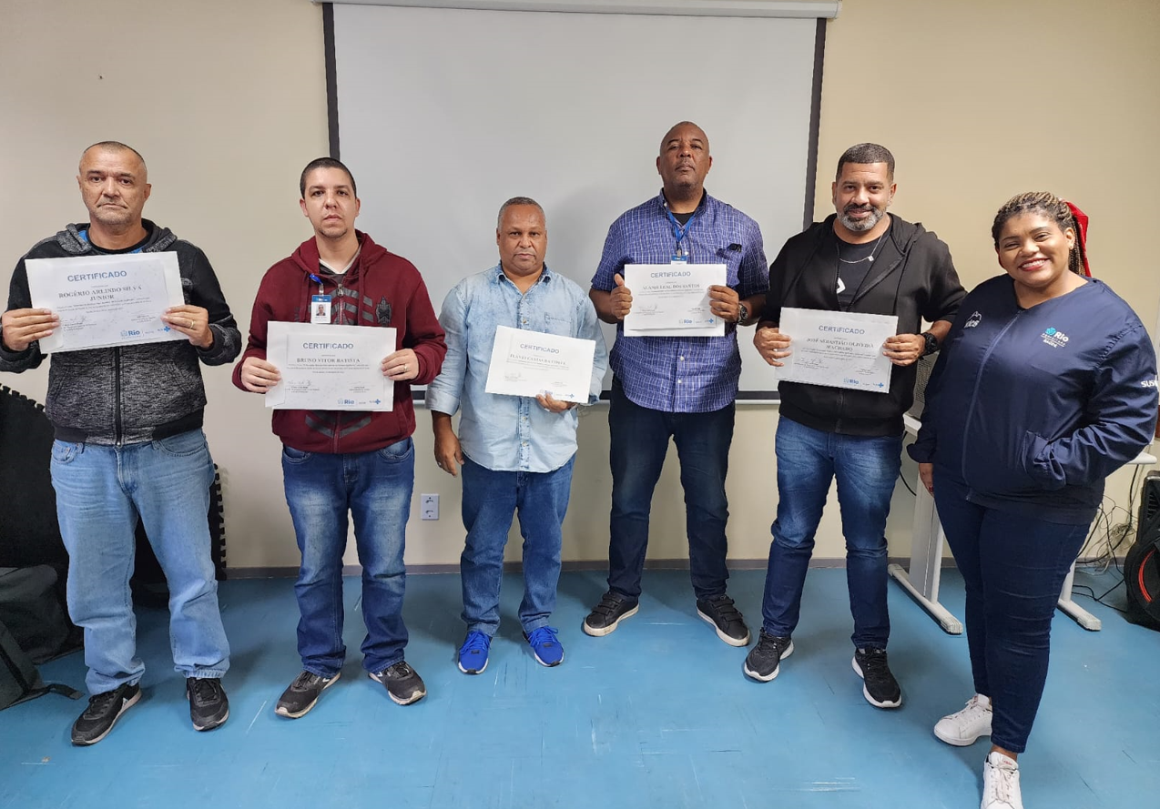 SMS-RJ e Riosaúde juntas na 28ª turma do Curso de Orientações Básicas aos Agentes de Portaria Acolhedor – OBAPA