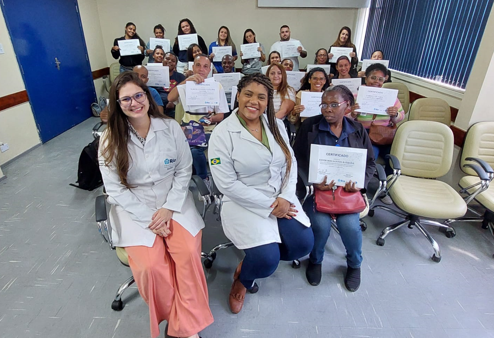 SMS-RJ e Riosaúde juntas na 16ª turma do Curso de Orientações Básicas para Recepcionistas – OBAR