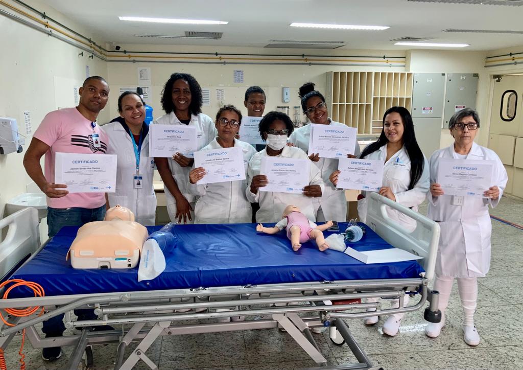 17ª Turma Do Curso Suporte Básico À Vida Em Emergência – SBVE No Hospital Souza Aguiar
