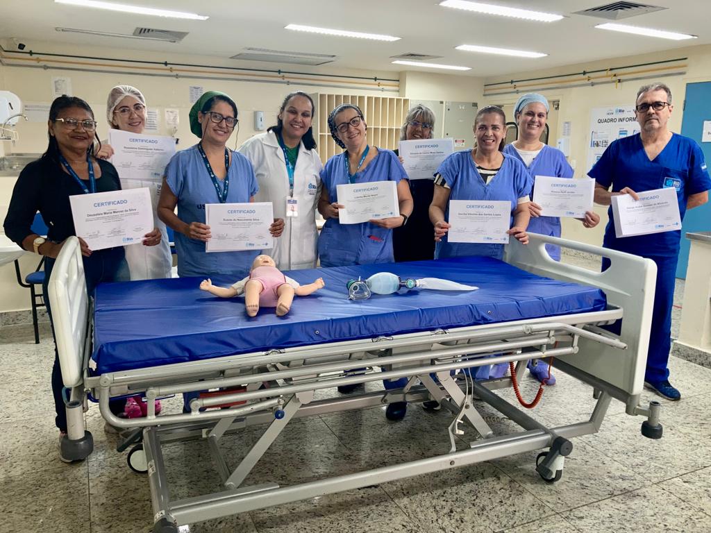 25ª Turma Do Curso Suporte Básico À Vida Em Emergência – SBVE No Hospital Souza Aguiar