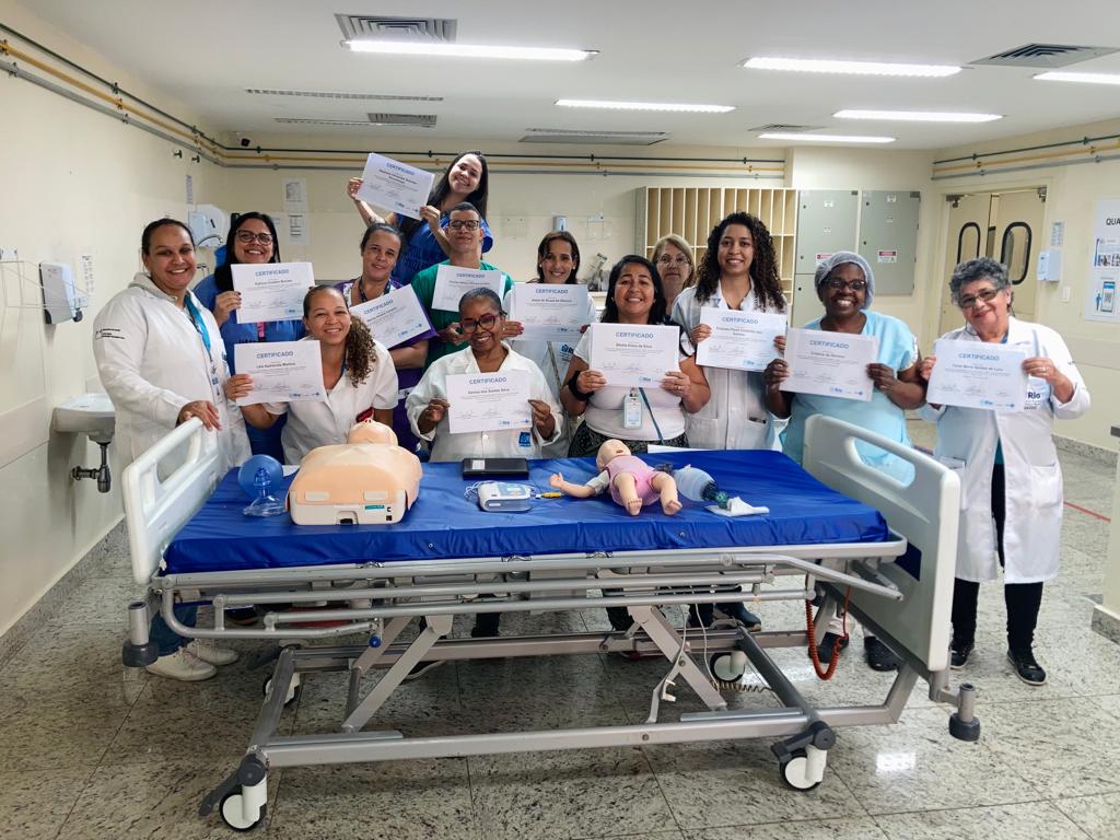 28ª Turma Do Curso Suporte Básico À Vida Em Emergência – SBVE No Hospital Souza Aguiar
