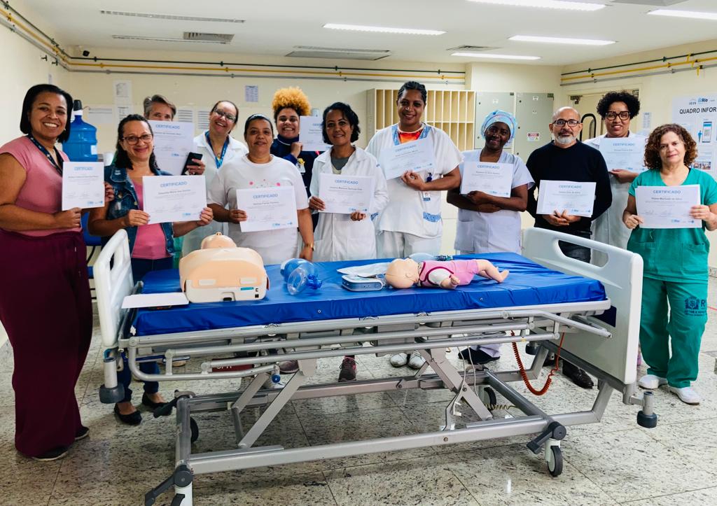 33ª Turma Do Curso Suporte Básico À Vida Em Emergência – SBVE No Hospital Souza Aguiar