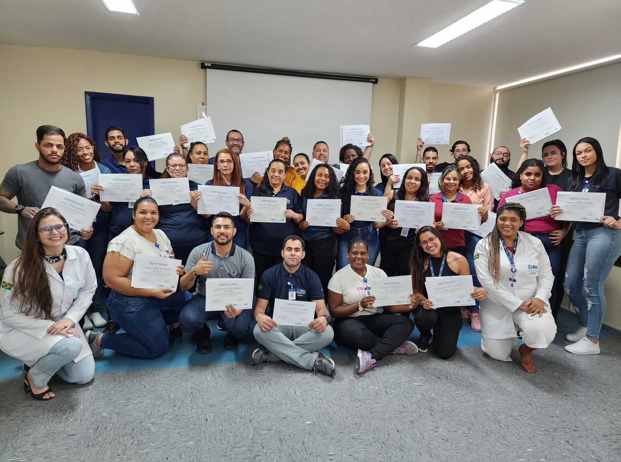 SMS-RJ e Riosaúde juntas na 20ª turma do Curso de Orientações Básicas para Recepcionistas – OBAR