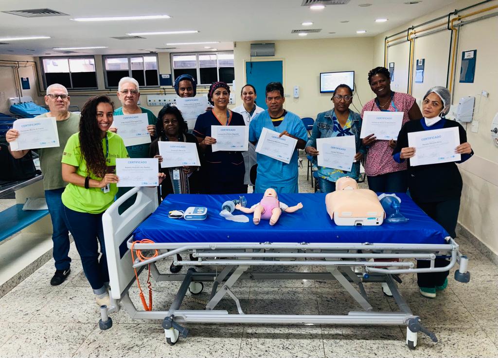 35ª Turma Do Curso Suporte Básico À Vida Em Emergência – SBVE No Hospital Souza Aguiar