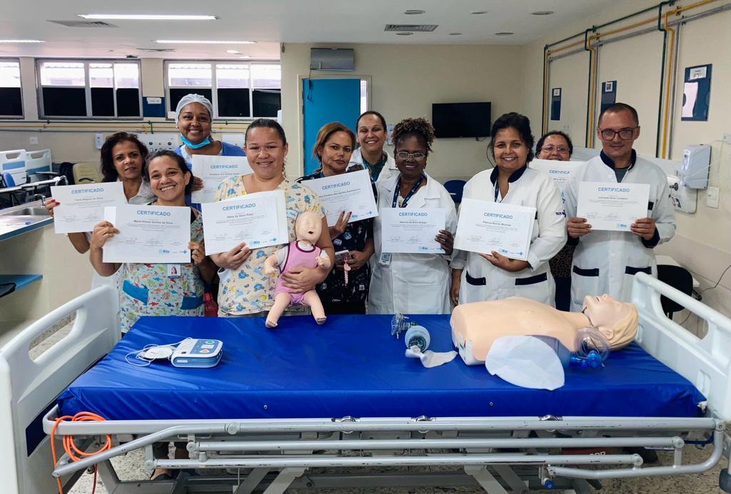 36ª Turma Do Curso Suporte Básico À Vida Em Emergência – SBVE No Hospital Souza Aguiar