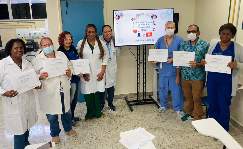 38ª Turma Do Curso Suporte Básico À Vida Em Emergência – SBVE No Hospital Souza Aguiar