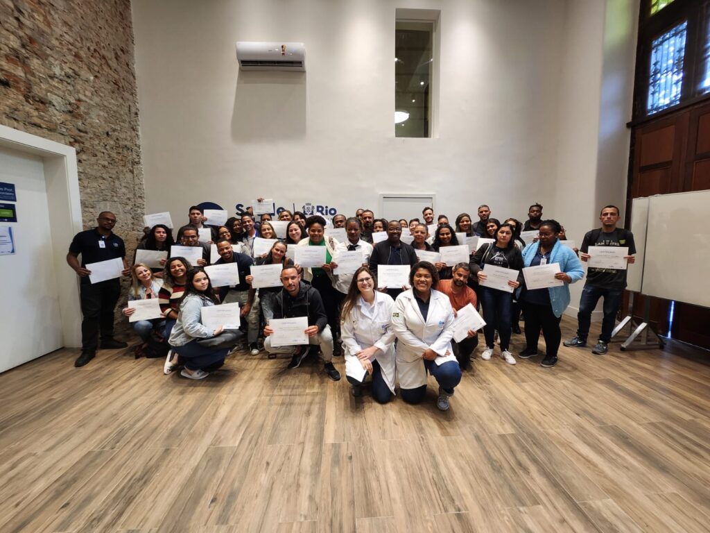 SMS-RJ e Riosaúde juntas na 21ª turma do Curso de Orientações Básicas para Recepcionistas – OBAR
