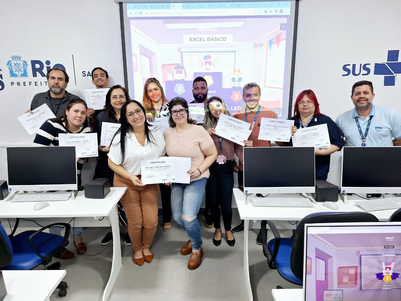 Nova turma de Excel Básico é realizada no OTICS Rio IMPP