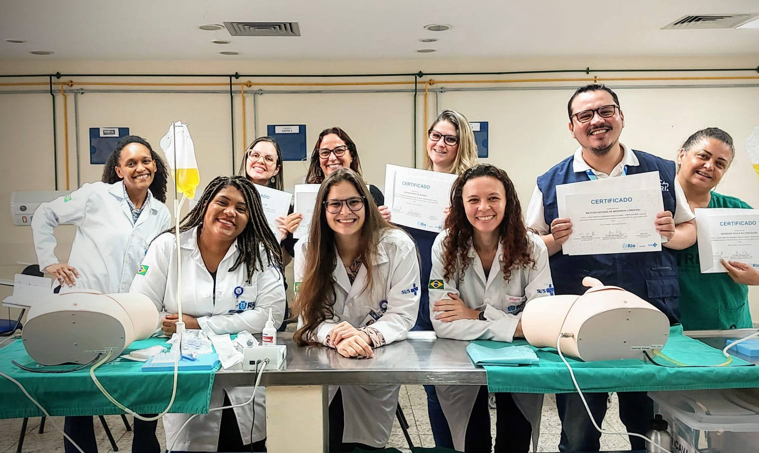 11ª Turma Do Curso Prático De Cateterismo Vesical No Adulto (PRATICAVA-SUS) No Hospital Souza Aguiar