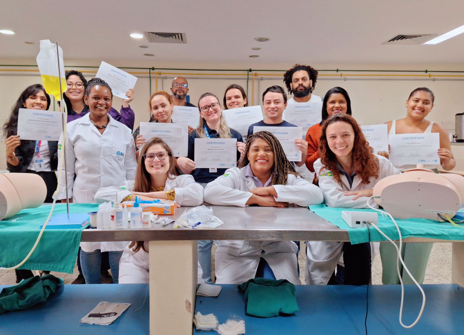 13ª Turma Do Curso Prático De Cateterismo Vesical No Adulto (PRATICAVA-SUS) No Hospital Souza Aguiar