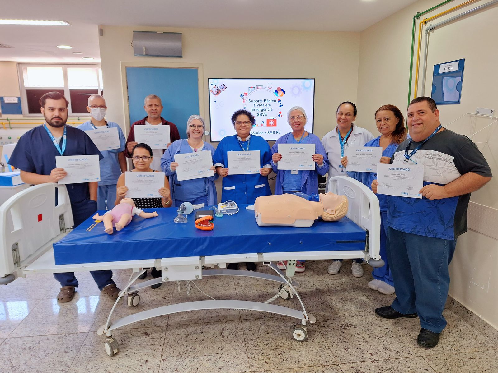 71ª Turma Do Curso Suporte Básico À Vida Em Emergência – SBVE No Hospital Souza Aguiar