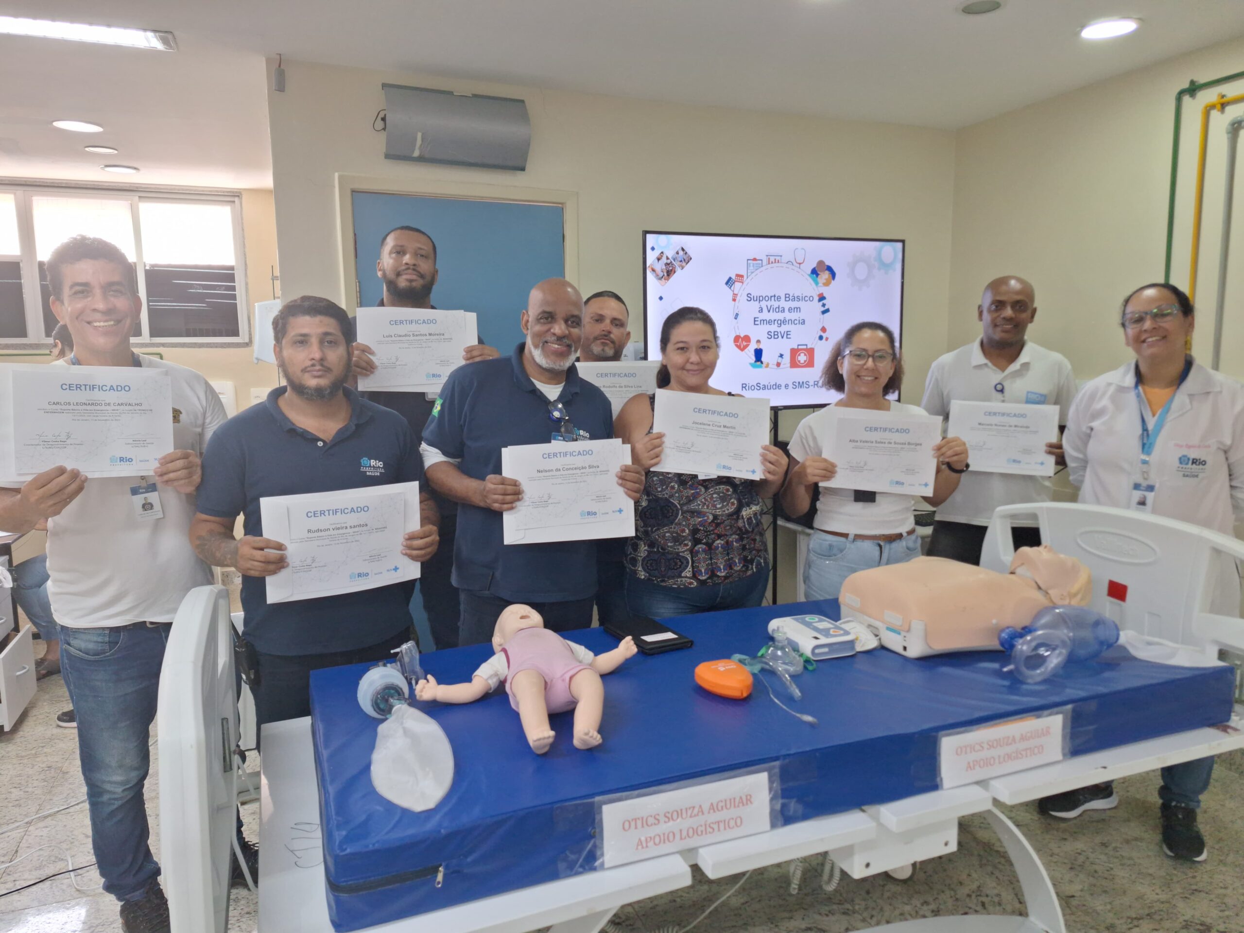 73ª Turma Do Curso Suporte Básico À Vida Em Emergência – SBVE No Hospital Souza Aguiar
