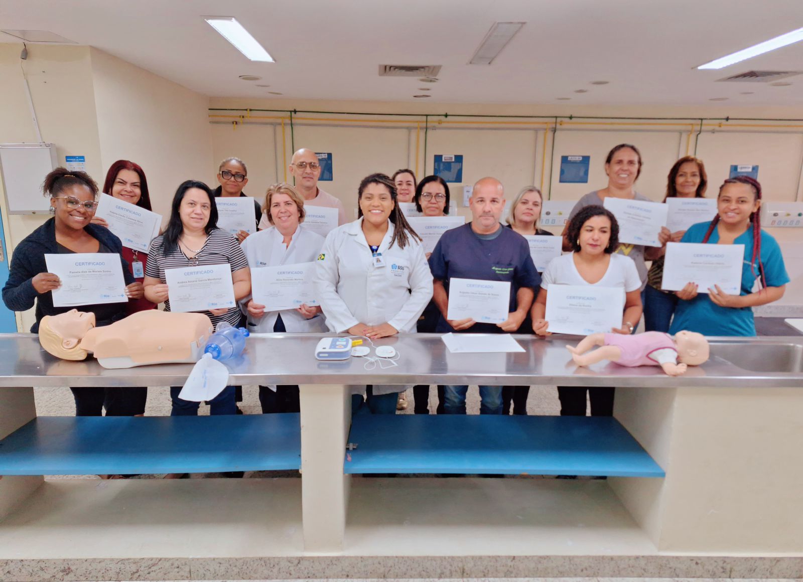 79ª Turma Do Curso Suporte Básico À Vida Em Emergência – SBVE No Hospital Souza Aguiar