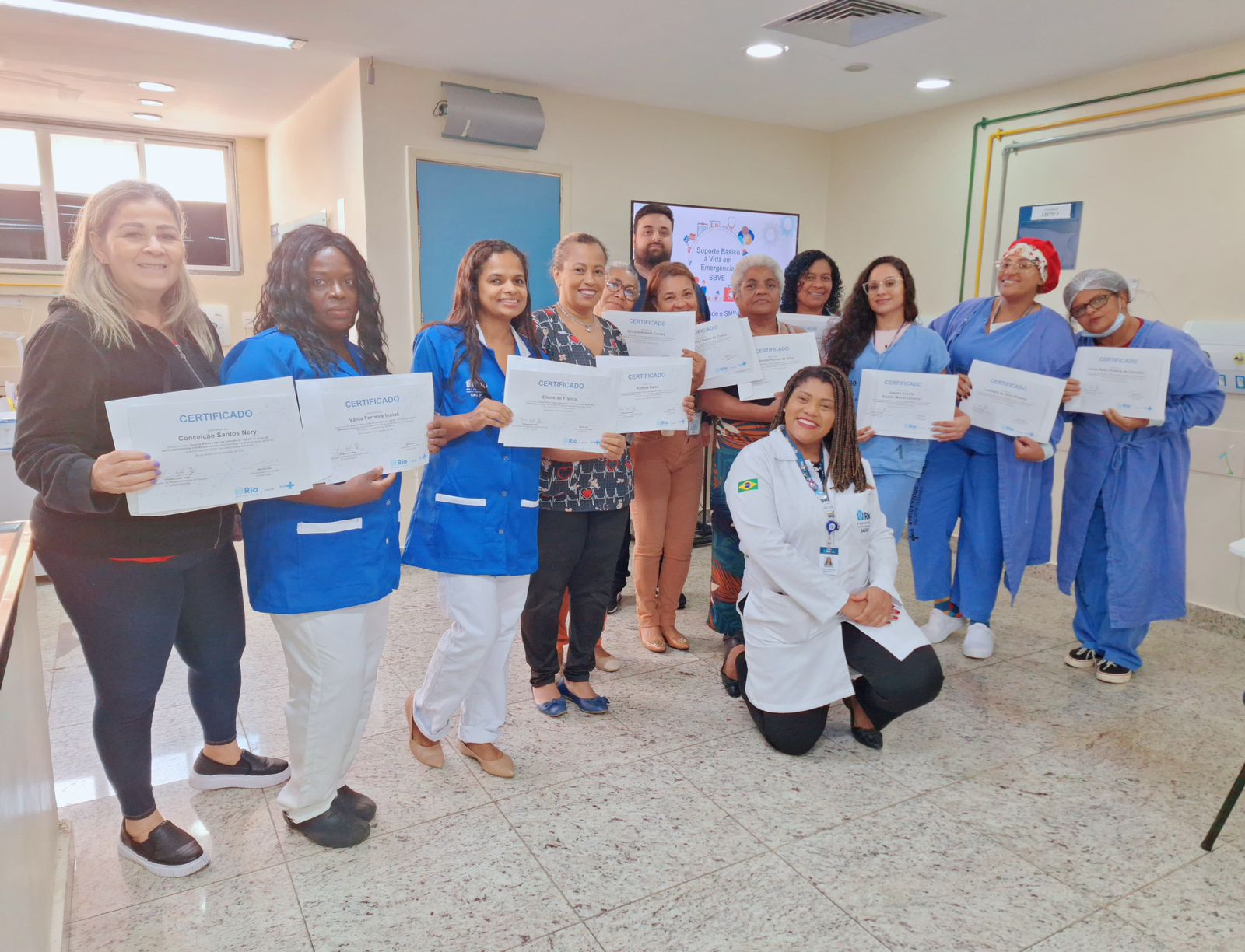 68ª Turma Do Curso Suporte Básico À Vida Em Emergência – SBVE No Hospital Souza Aguiar