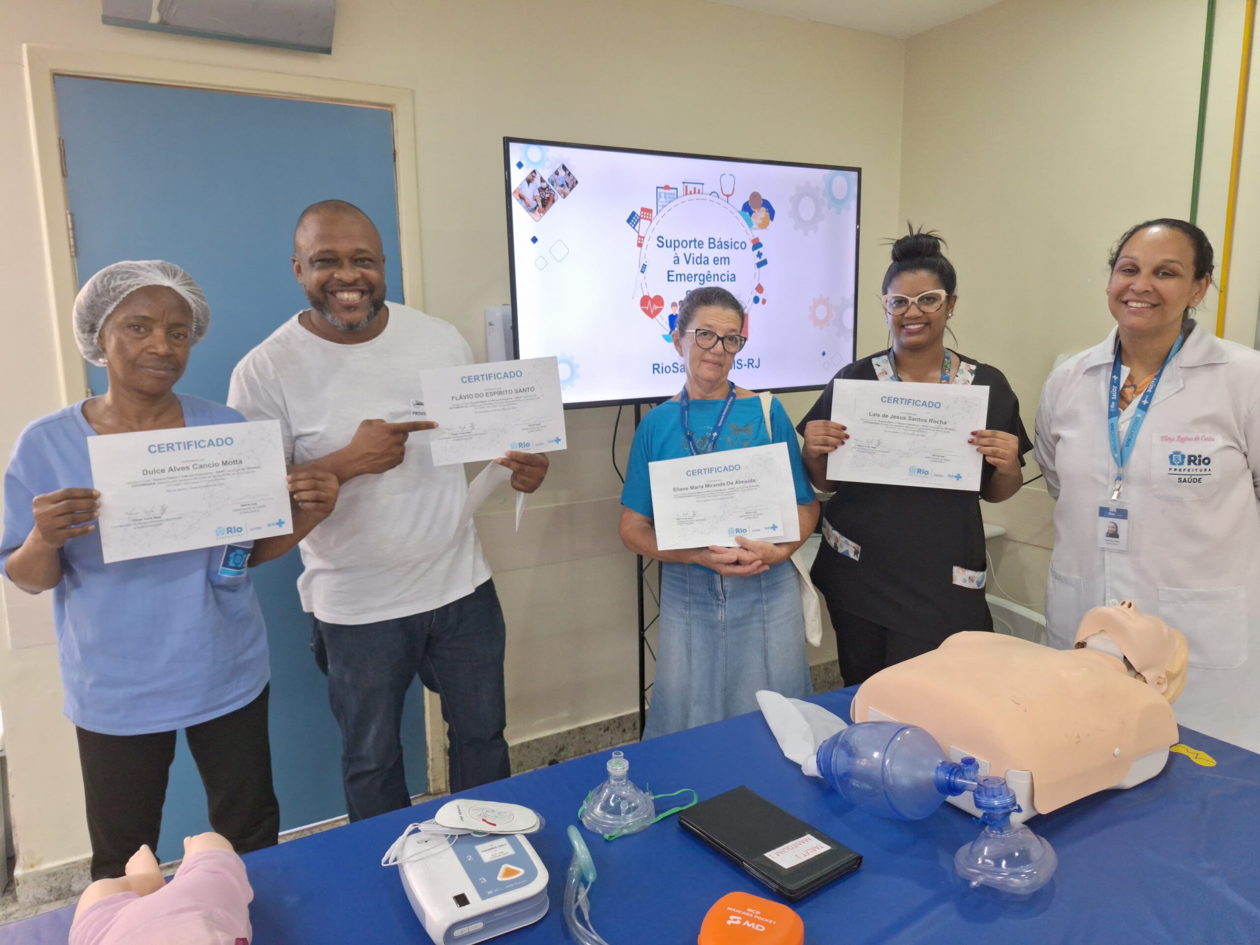 74ª Turma Do Curso Suporte Básico À Vida Em Emergência – SBVE No Hospital Souza Aguiar