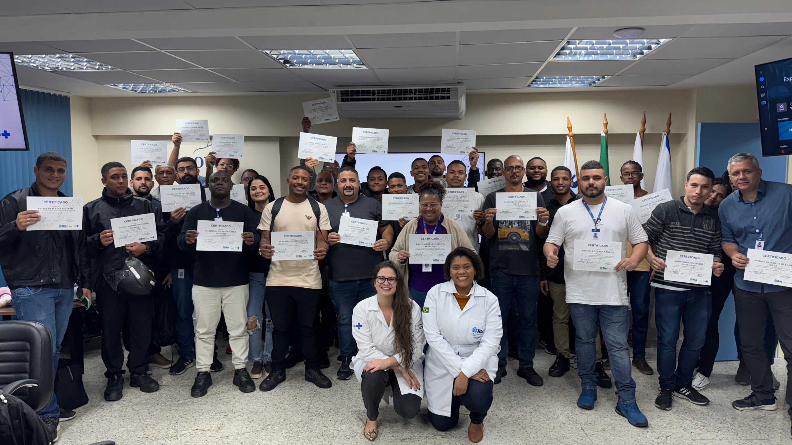 SMS-RJ E Riosaúde Juntas Na 41ª Turma Do Curso De Orientações Básicas Aos Agentes De Portaria Acolhedor – OBAPA na OTICS-RIO PARN