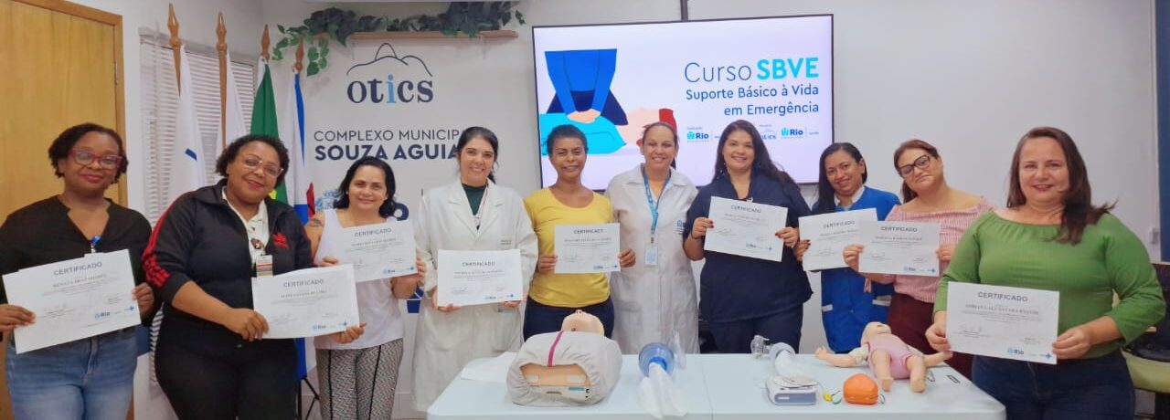 1ª Turma Do Mês De Agosto De 2024 Do Curso Suporte Básico À Vida Em Emergência – SBVE No Hospital Souza Aguiar