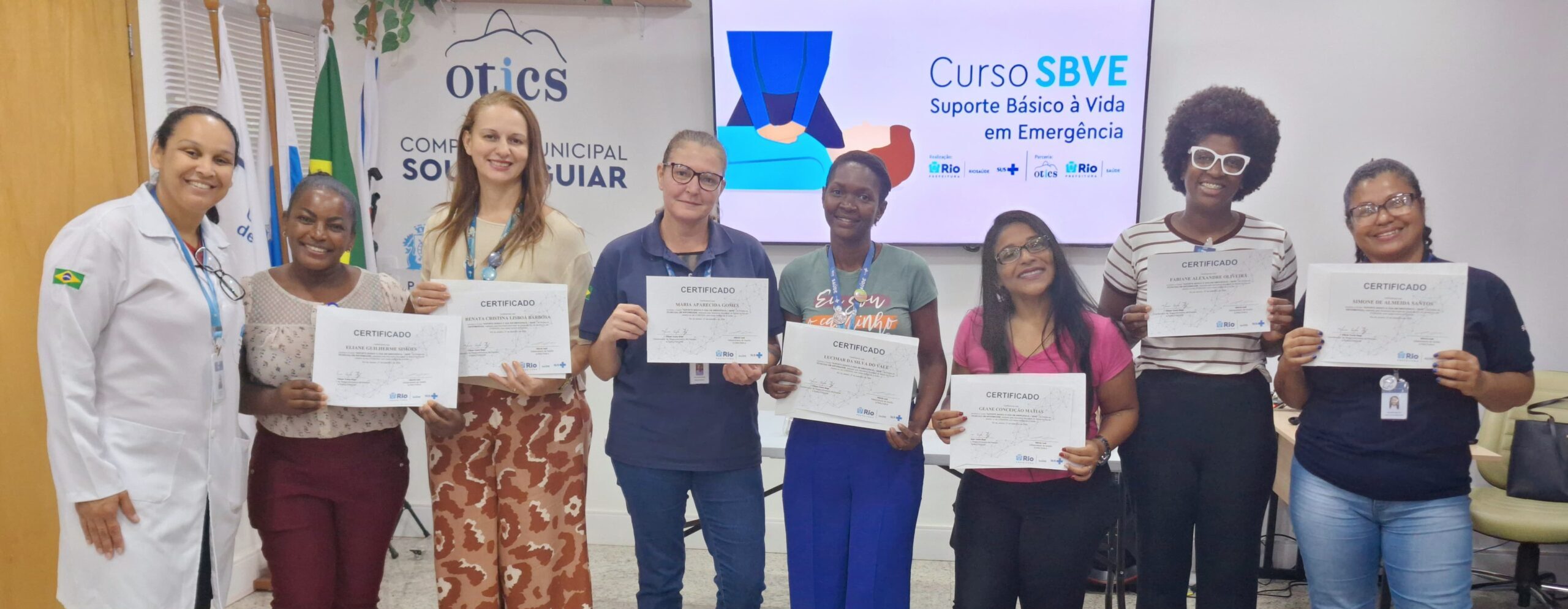 11ª Turma Do Mês De Setembro De 2024 Do Curso Suporte Básico À Vida Em Emergência – SBVE No Hospital Souza Aguiar