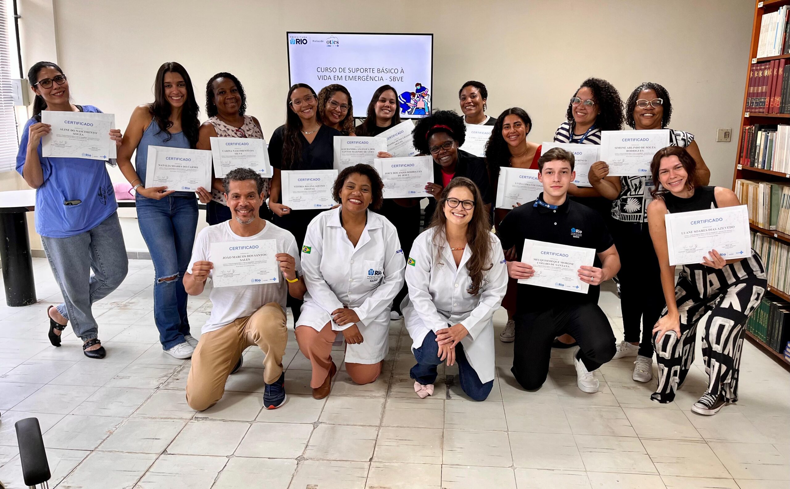 3ª turma do Suporte Básico à Vida em Emergências no Andaraí