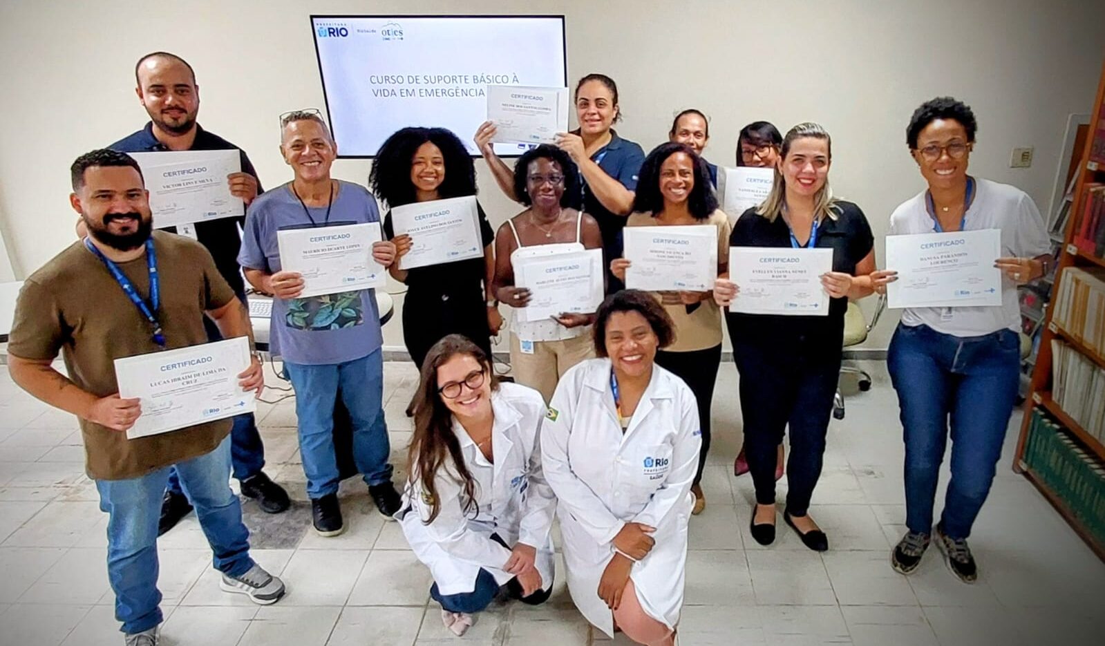 4ª turma do Suporte Básico à Vida em Emergências no Andaraí