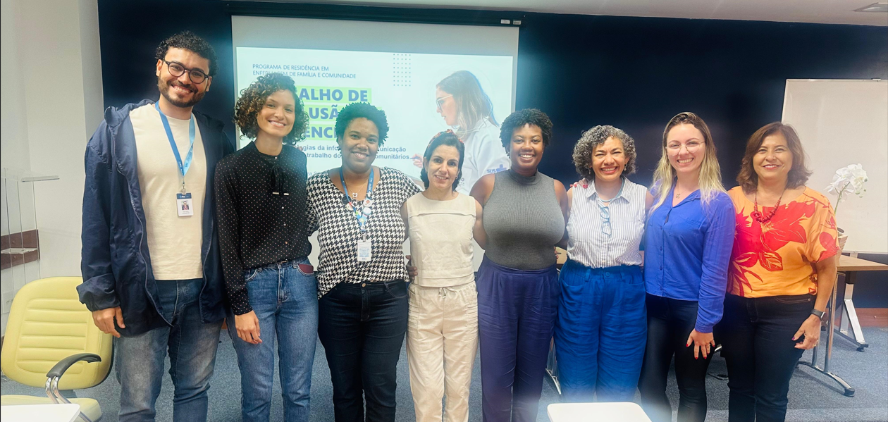 Reunião de alinhamento com preceptores do PREFC e apresentação de trabalho de conclusão de curso