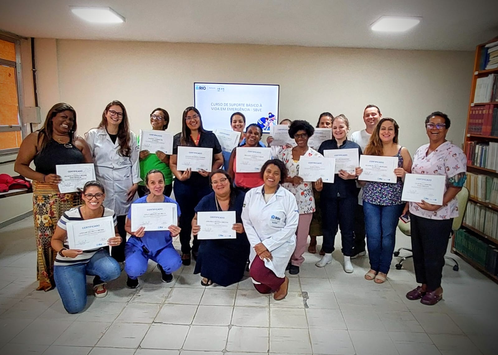 1ª e 2ª Turma do Curso de Suporte Básico à Vida em Emergência (SBVE) do ano de 2025 são realizadas pela SMS-RJ na Estação OTICS Andaraí