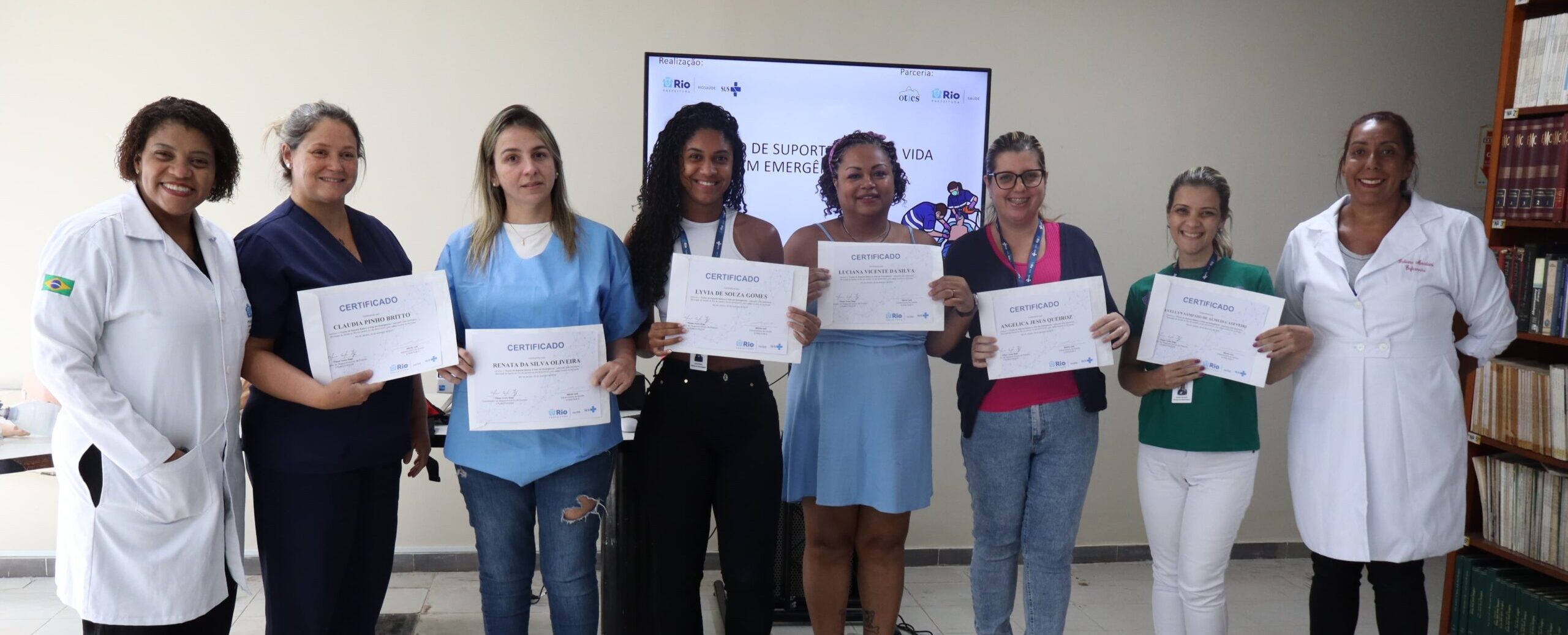 12ª turma do Suporte Básico à Vida em Emergências no Andaraí