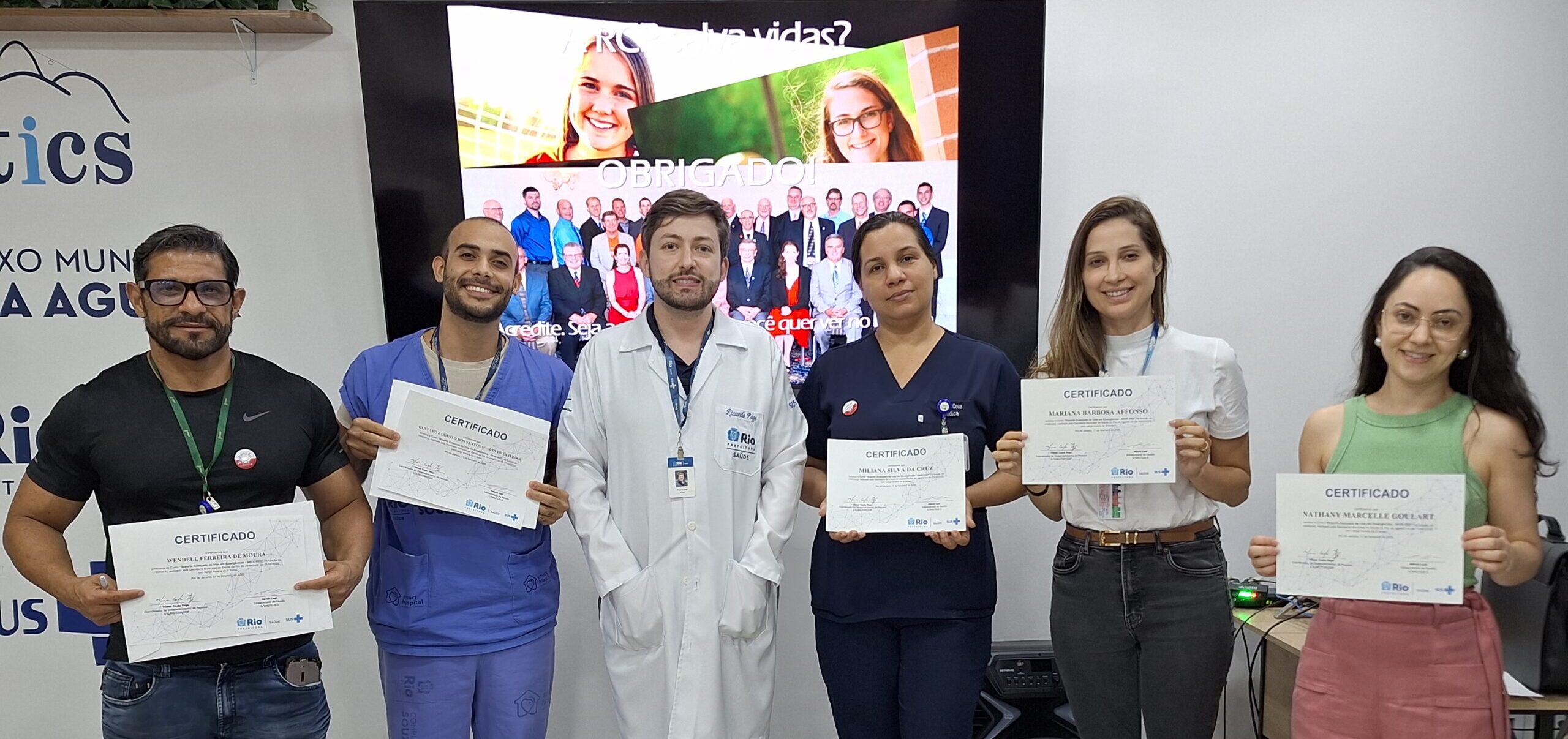 6ª turma do SAVE-RIO aconteceu no Hospital Municipal Souza Aguiar