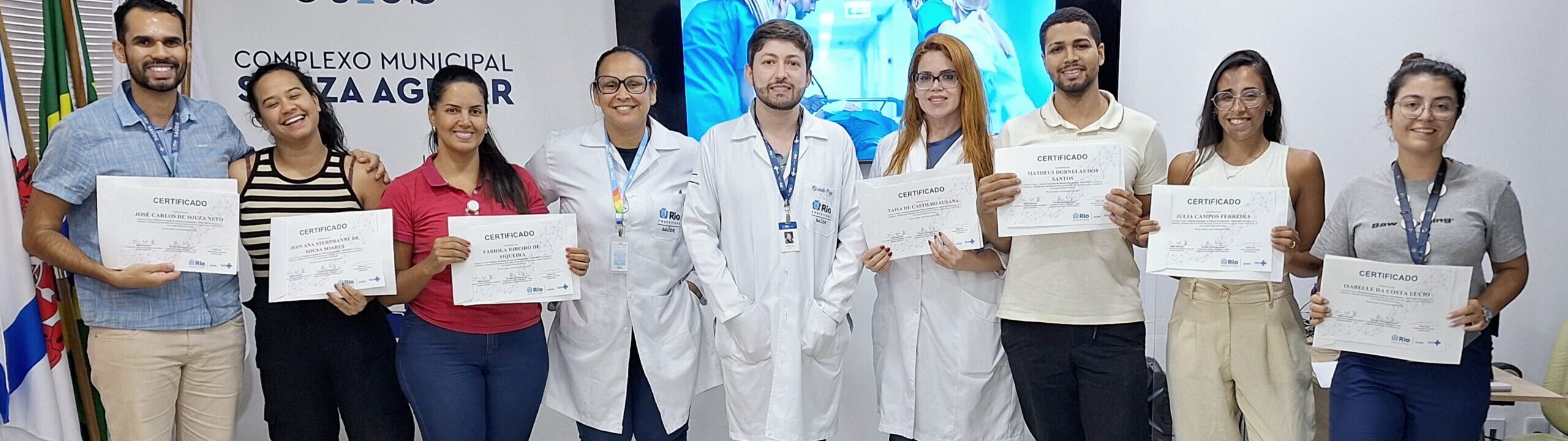 8ª turma do SAVE-RIO aconteceu no Hospital Municipal Souza Aguiar