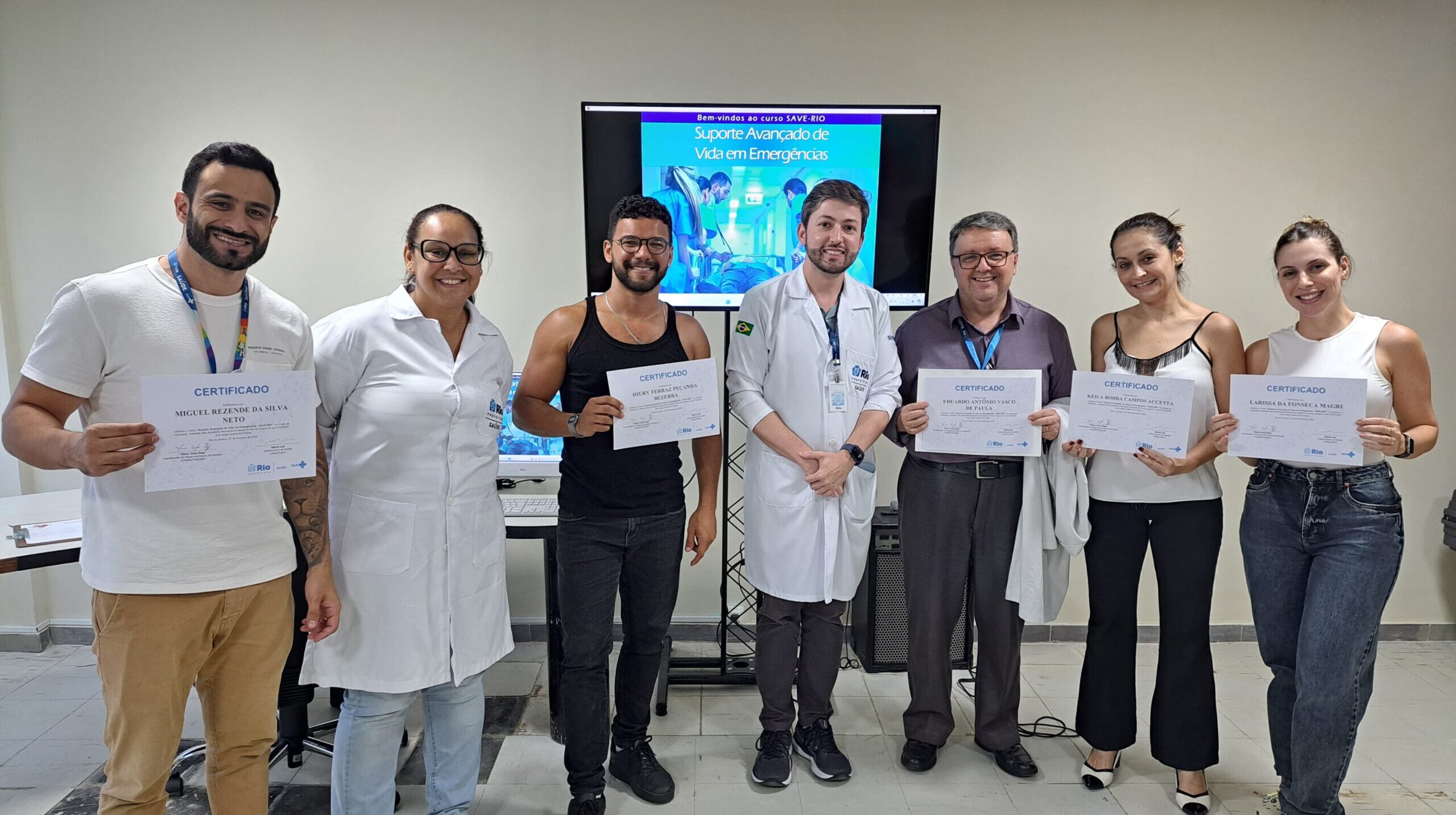 5ª turma do SAVE-RIO aconteceu no Hospital do Andaraí