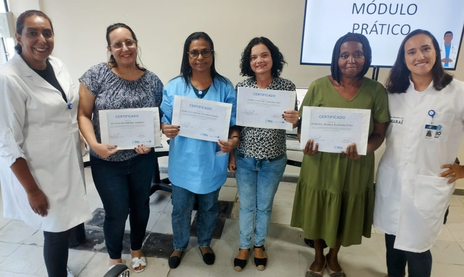 18ª turma do Curso Suporte Básico à Vida em Emergências no Andaraí