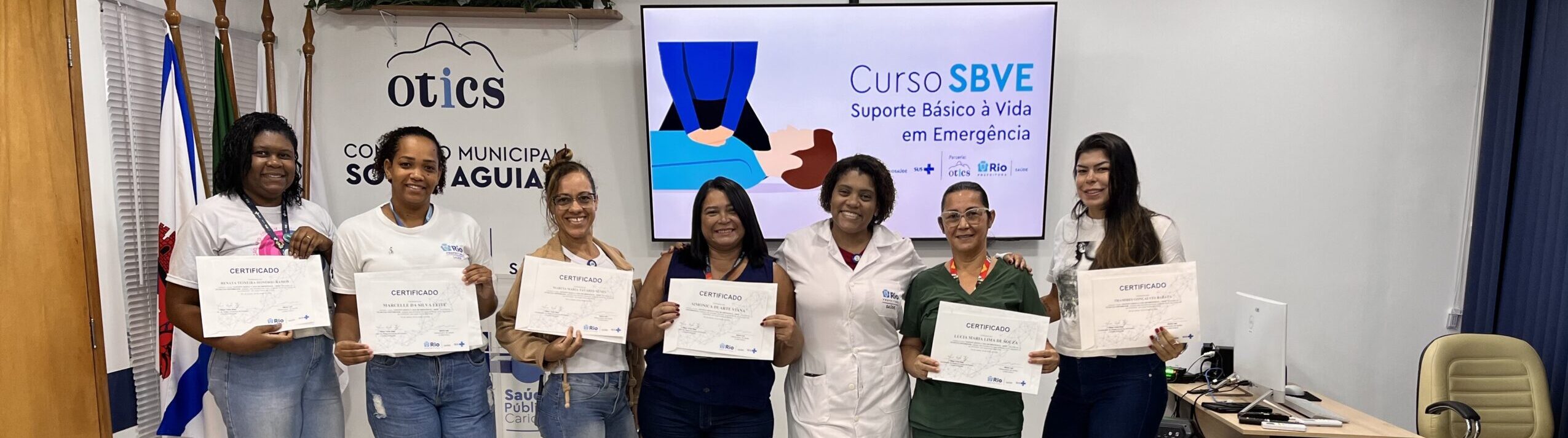 20ª Turma do Suporte Básico à Vida em Emergências no Souza Aguiar