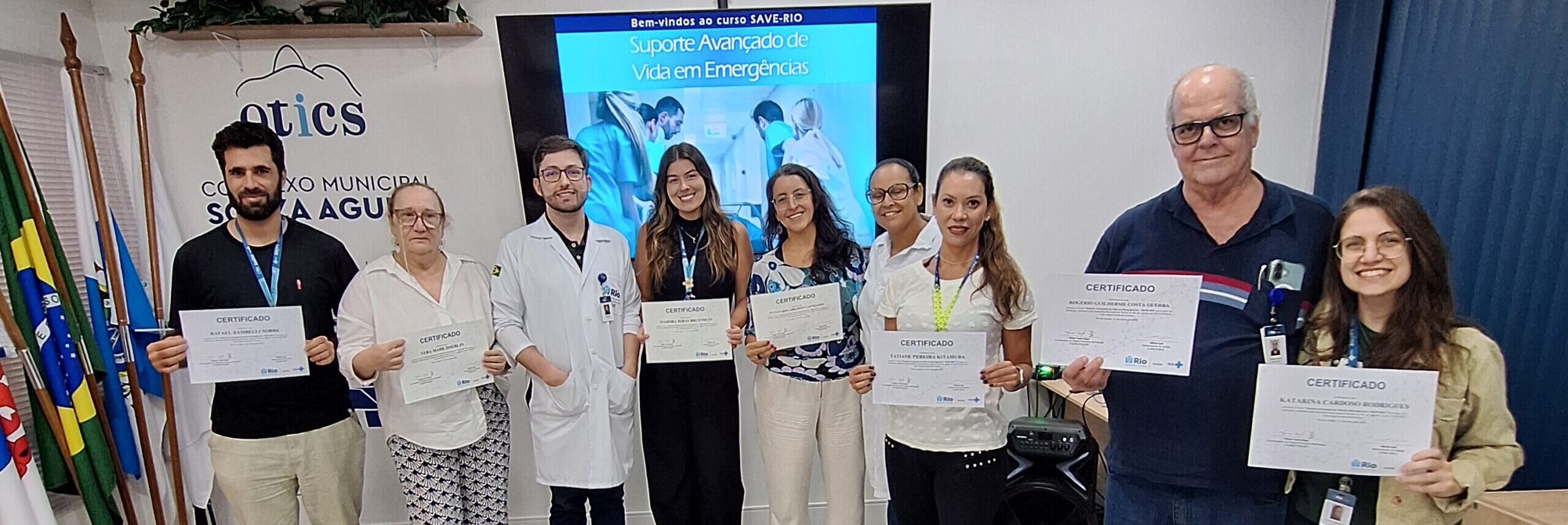 13ª turma do SAVE-RIO aconteceu no Hospital Municipal Souza Aguiar