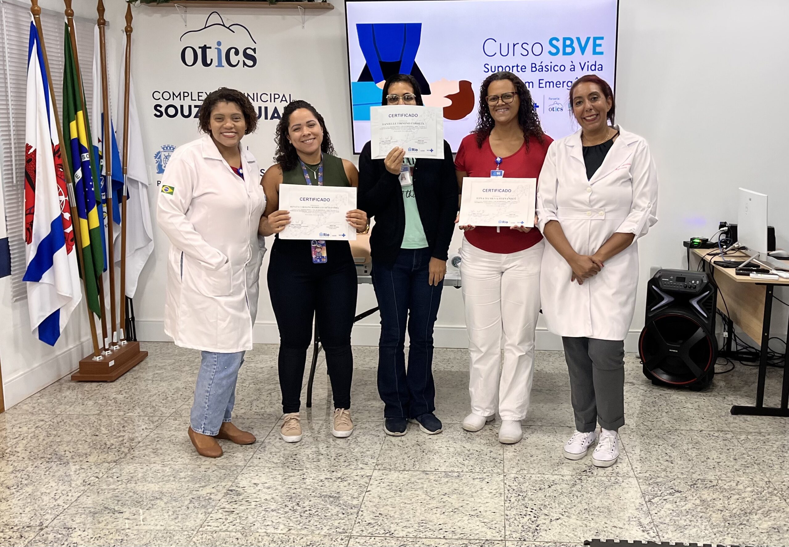 19ª Turma do Suporte Básico à Vida em Emergências no Souza Aguiar