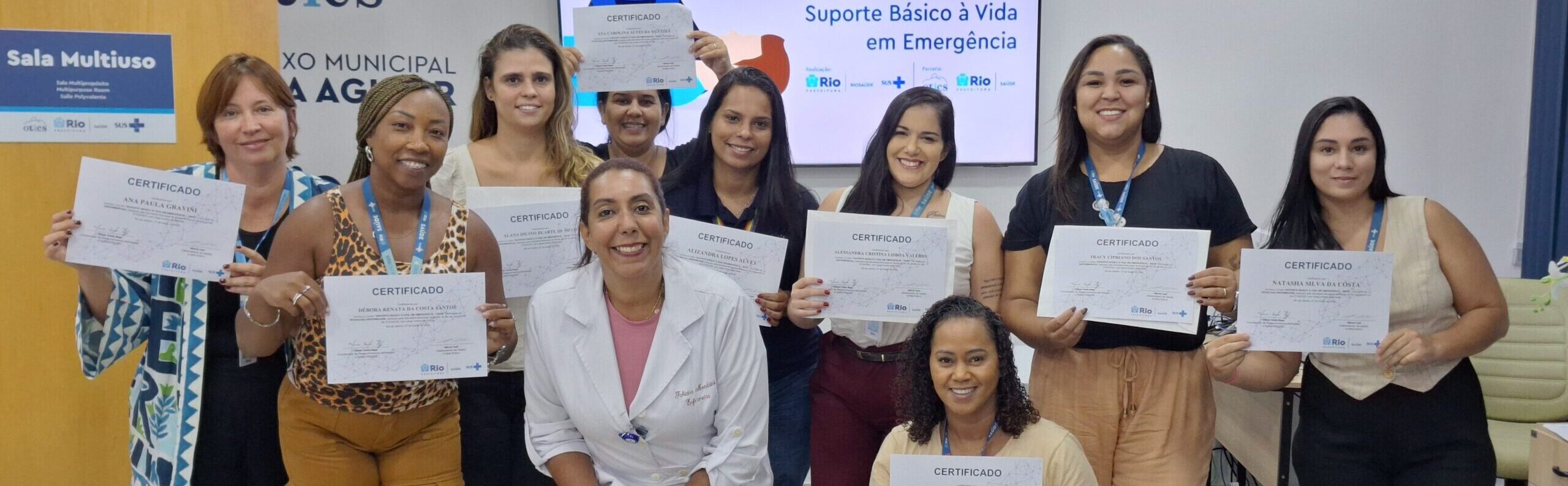 23ª Turma do Curso Suporte Básico à Vida em Emergências no Souza Aguiar